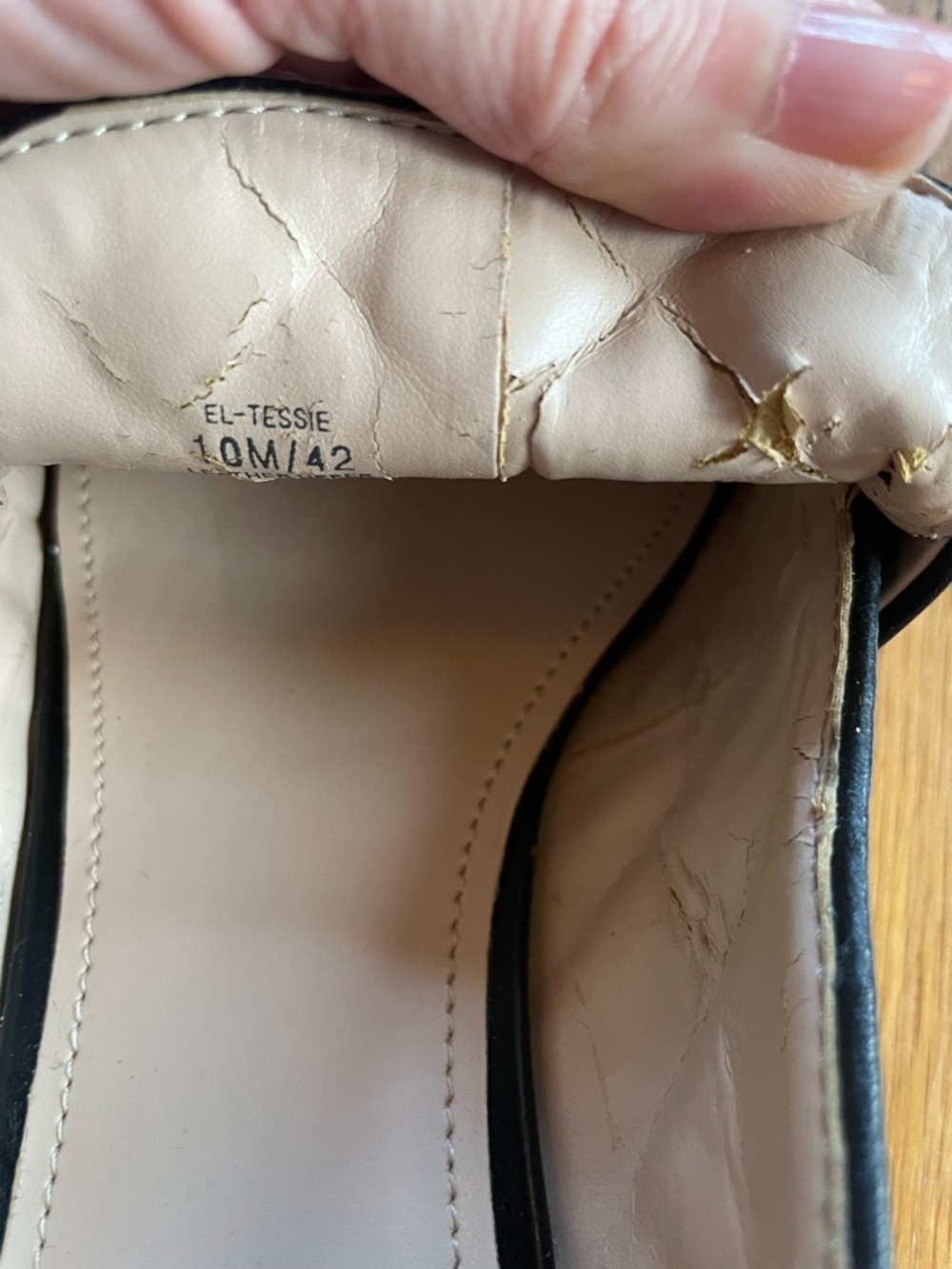 Essex Lane Tessie Quilted Black Loafers Women’s Size 10M Slip On Flats - Picture 11 of 11